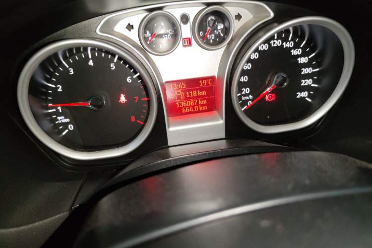 Used Ford Focus 2013 Hatchback Classic 1.8L Manual Millionth Anniversary Edition Odometer Close Up