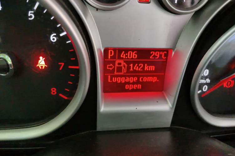 Used Ford Focus 2013 Hatchback Classic 1.8L Automatic Base Model Odometer Close Up