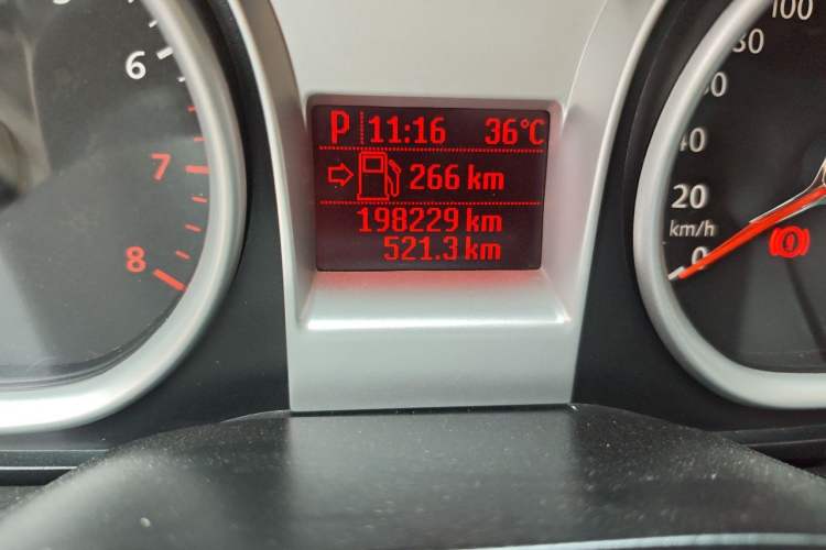 Used Ford Focus 2013 Hatchback Classic 1.8L Automatic Base Model Odometer Close Up