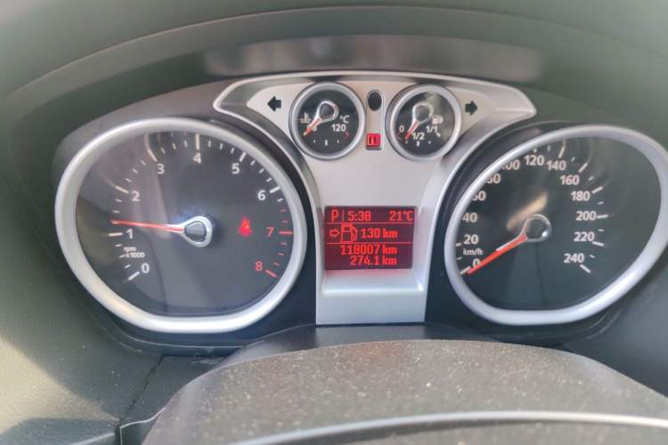 Used Ford Focus 2013 Hatchback Classic 1.8L Automatic Base Model Odometer Close Up