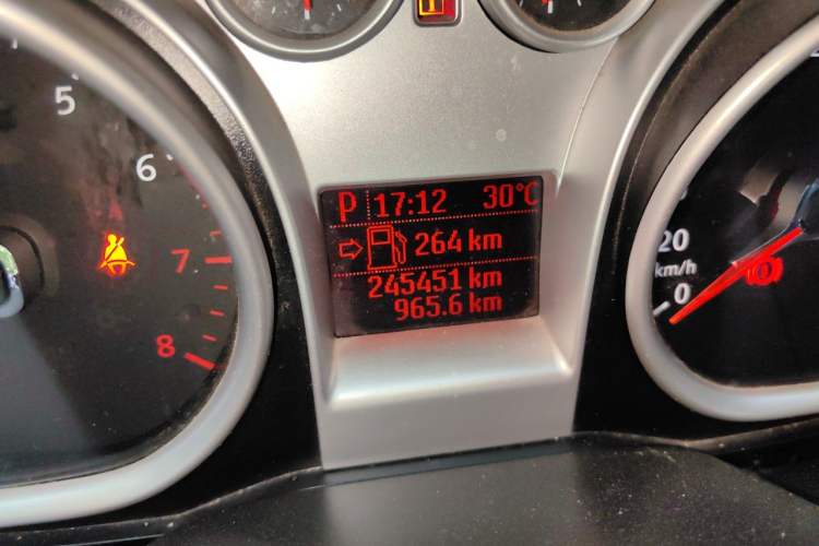 Used Ford Focus 2013 Hatchback Classic 1.8L Automatic Base Model Odometer Close Up