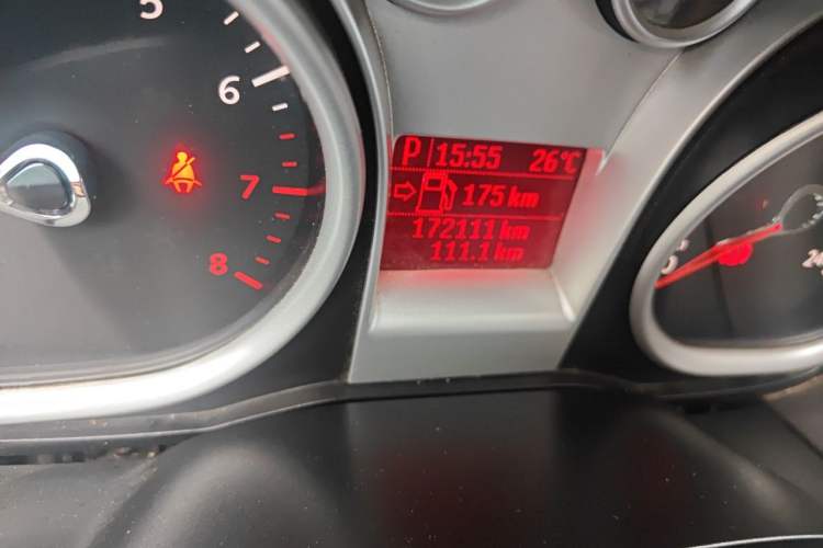 Used Ford Focus 2013 Hatchback Classic 1.8L Automatic Base Model Odometer Close Up