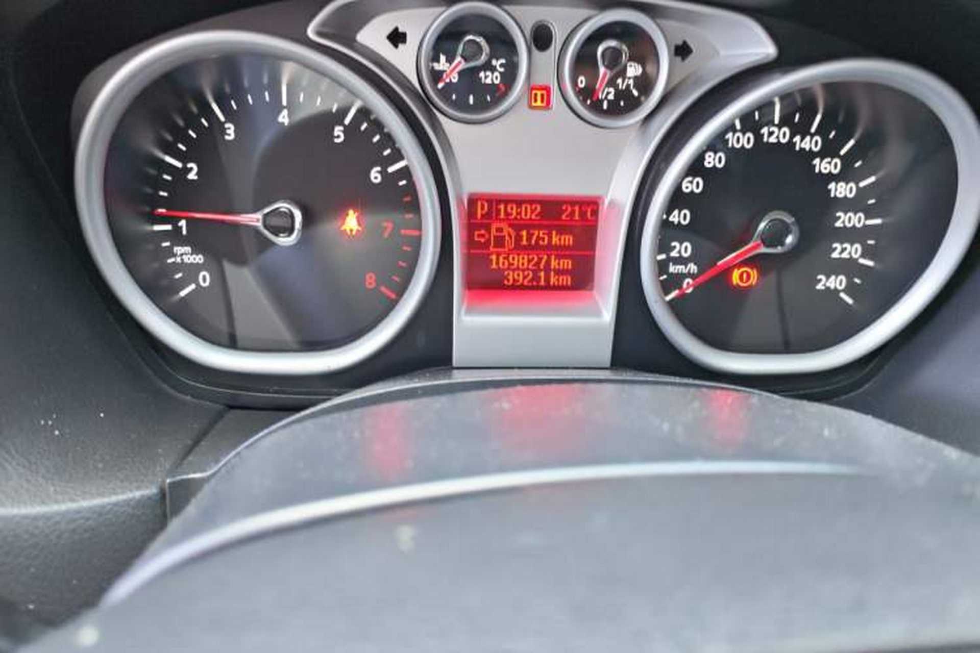 Used Ford Focus 2013 Hatchback Classic 1.8L Automatic Base Model Odometer Close Up