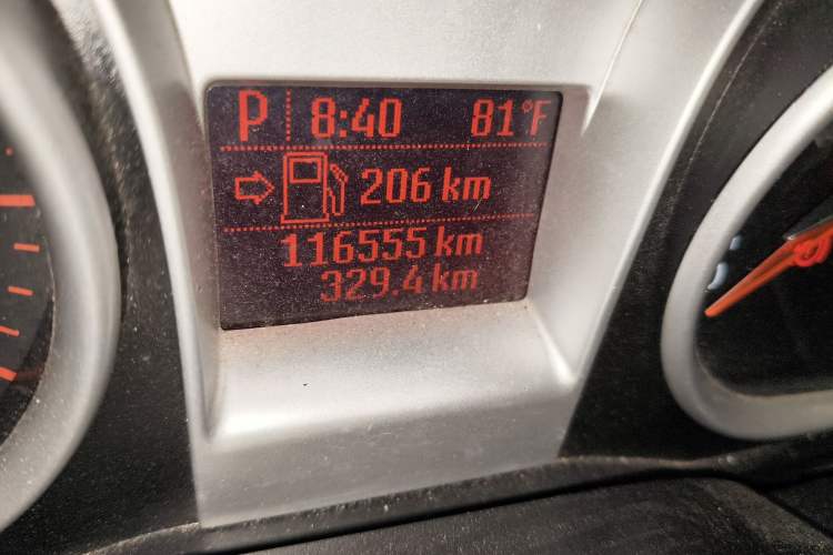 Used Ford Focus 2013 Hatchback Classic 1.8L Automatic Base Model Odometer Close Up
