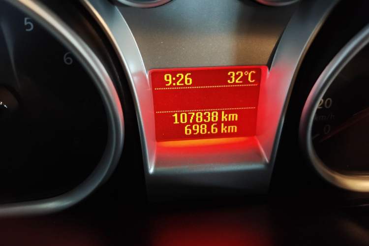Used Ford Focus 2013 Hatchback Classic 1.8L Automatic Base Model Odometer Close Up
