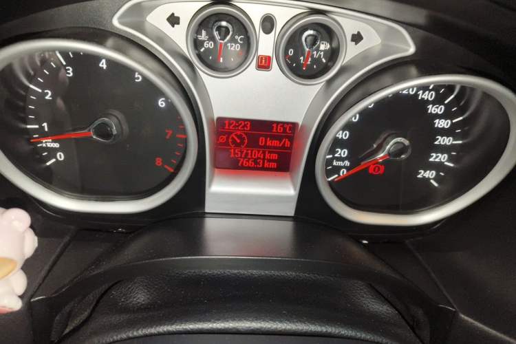 Used Ford Focus 2013 Hatchback Classic 1.8L Manual Base Model Odometer Close Up