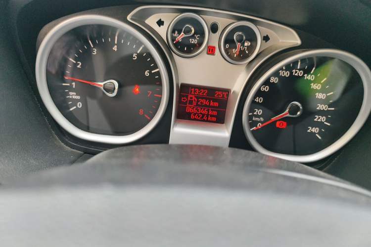 Used Ford Focus 2013 Hatchback Classic 1.8L Automatic Base Model Odometer Close Up
