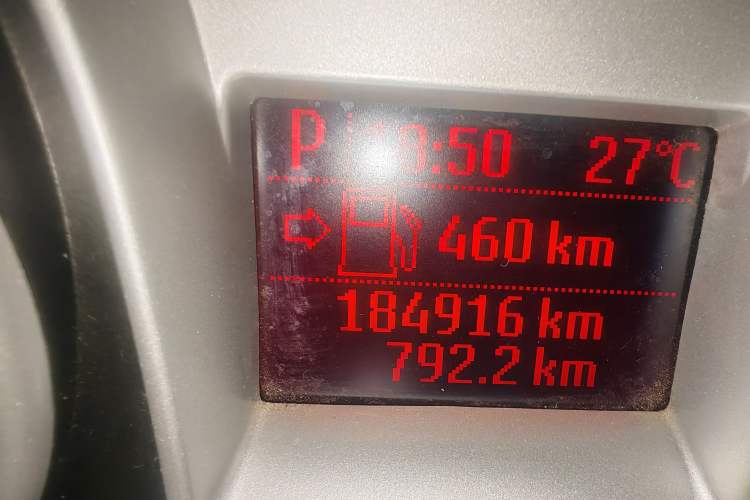 Used Ford Focus 2013 Hatchback Classic 1.8L Automatic Base Model Odometer Close Up