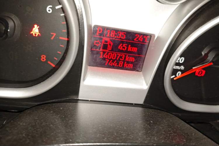 Used Ford Focus 2013 Hatchback Classic 1.8L Automatic Base Model Odometer Close Up