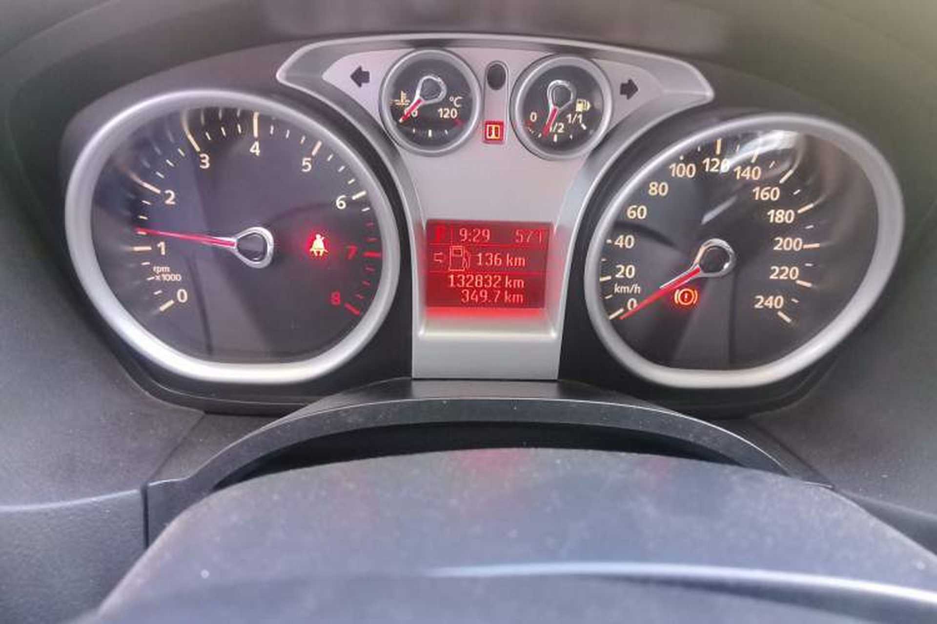 Used Ford Focus 2013 Hatchback Classic 1.8L Automatic Base Model Odometer Close Up