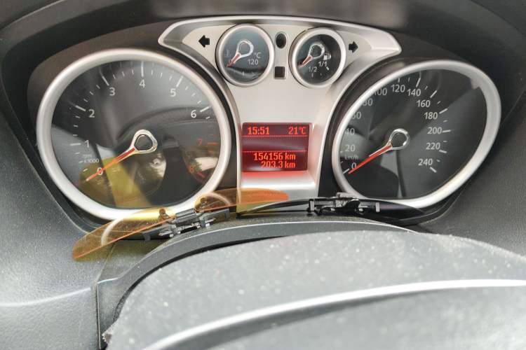 Used Ford Focus 2013 Hatchback Classic 1.8L Automatic Base Model Odometer Close Up