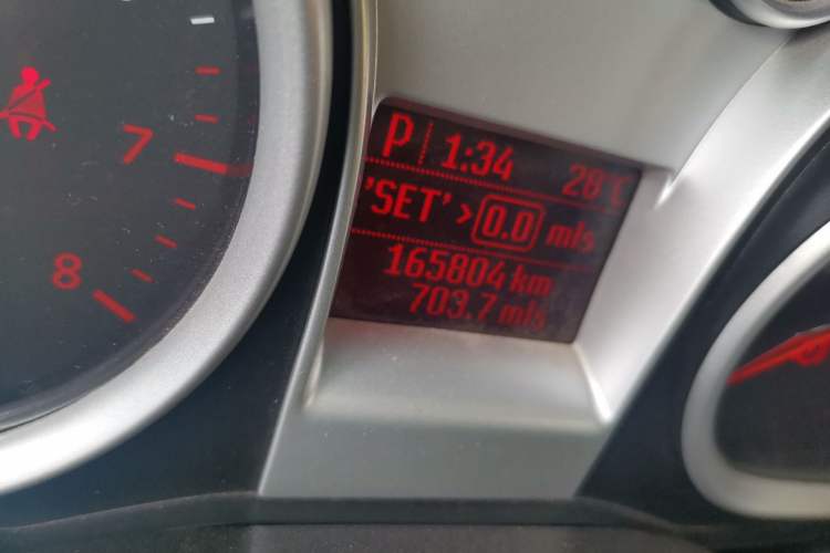 Used Ford Focus 2013 Hatchback Classic 1.8L Automatic Base Model Odometer Close Up