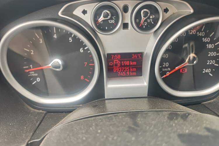 Used Ford Focus 2013 Hatchback Classic 1.8L Manual Millionth Anniversary Edition Odometer Close Up
