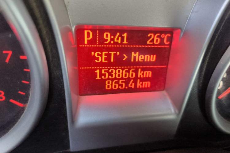 Used Ford Focus 2013 Hatchback Classic 1.8L Automatic Fashion Edition Odometer Close Up