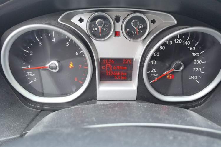 Used Ford Focus 2013 Hatchback Classic 1.8L Manual Millionth Anniversary Edition Odometer Close Up