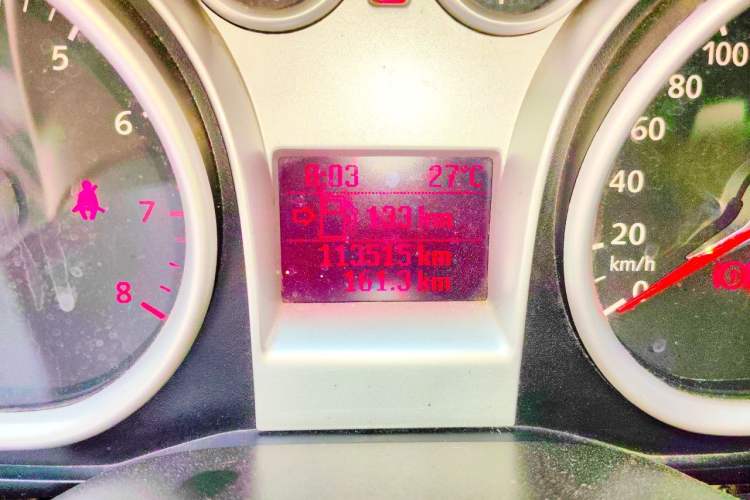 Used Ford Focus 2013 Hatchback Classic 1.8L Manual Base Model Odometer Close Up