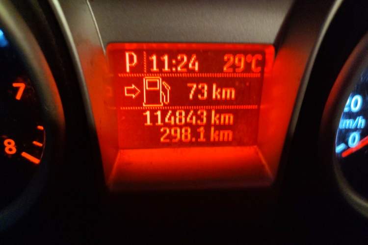 Used Ford Focus 2013 Hatchback Classic 1.8L Automatic Base Model Odometer Close Up