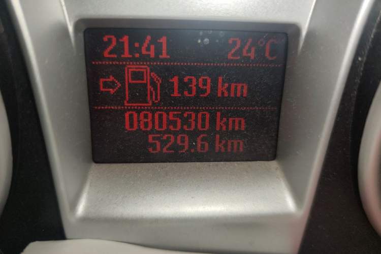Used Ford Focus 2013 Hatchback Classic 1.8L Manual Base Model Odometer Close Up