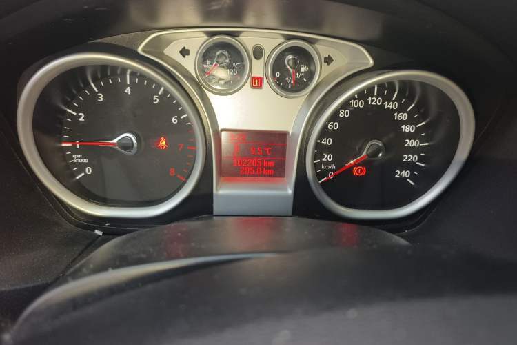 Used Ford Focus 2013 Hatchback Classic 1.8L Manual Base Model Odometer Close Up
