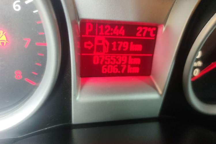 Used Ford Focus 2013 Hatchback Classic 1.8L Automatic Base Model Odometer Close Up