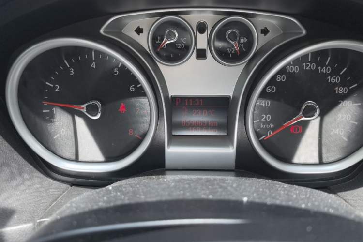 Used Ford Focus 2013 Hatchback Classic 1.8L Automatic Base Model Odometer Close Up