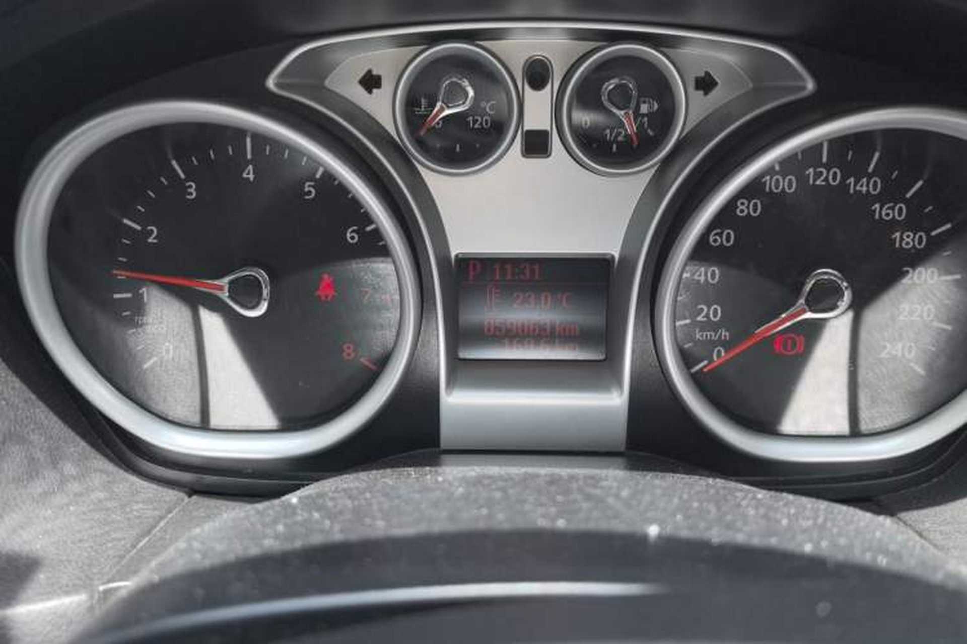 Used Ford Focus 2013 Hatchback Classic 1.8L Automatic Base Model Odometer Close Up