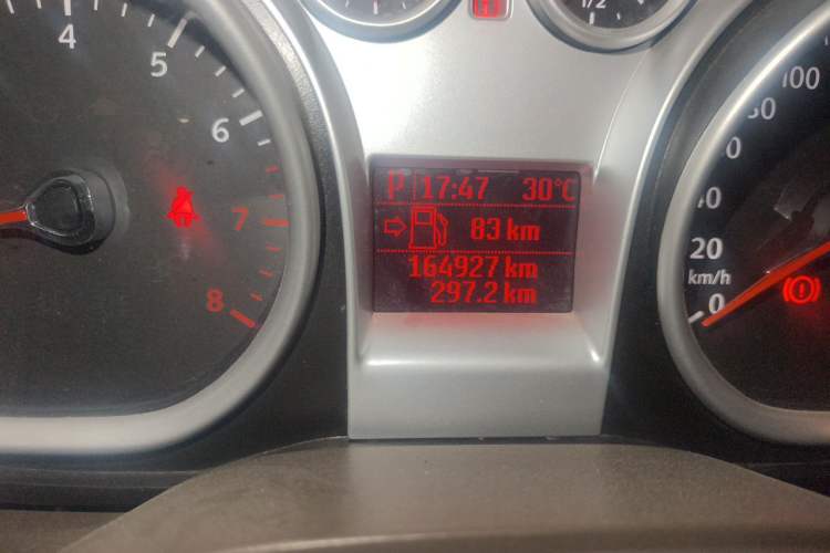 Used Ford Focus 2013 Hatchback Classic 1.8L Automatic Fashion Edition Odometer Close Up
