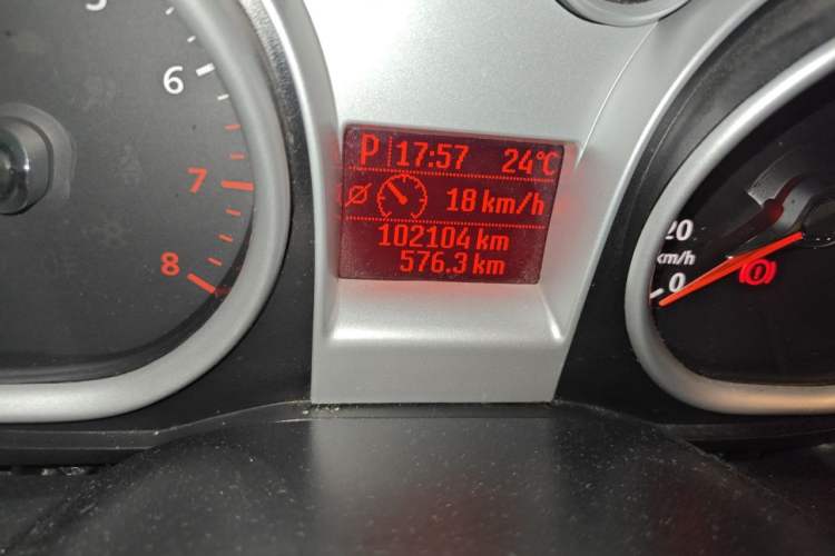Used Ford Focus 2013 Hatchback Classic 1.8L Automatic Base Model Odometer Close Up