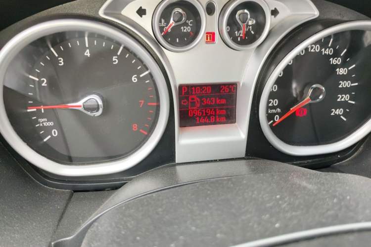 Used Ford Focus 2013 Hatchback Classic 1.8L Automatic Base Model Odometer Close Up