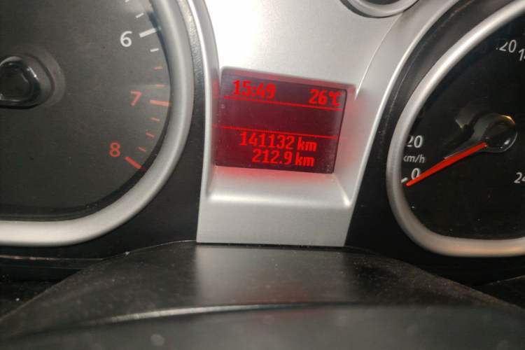Used Ford Focus 2013 Hatchback Classic 1.8L Automatic Base Model Odometer Close Up