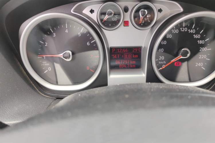Used Ford Focus 2013 Hatchback Classic 1.8L Automatic Base Model Odometer Close Up