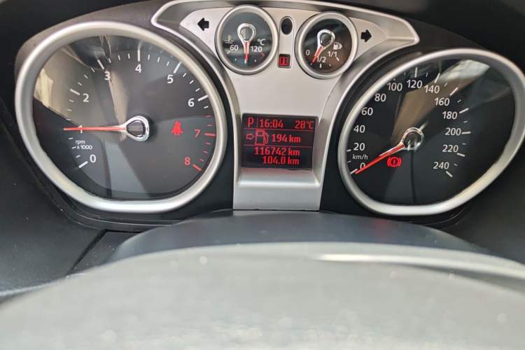 Used Ford Focus 2013 Hatchback Classic 1.8L Automatic Base Model Odometer Close Up