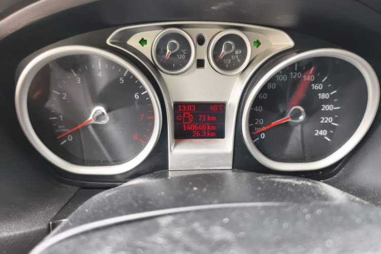 Used Ford Focus 2013 Hatchback Classic 1.8L Manual Base Model Odometer Close Up