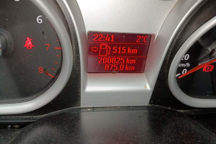 Used Ford Focus 2013 Hatchback Classic 1.8L Manual Base Model Odometer Close Up