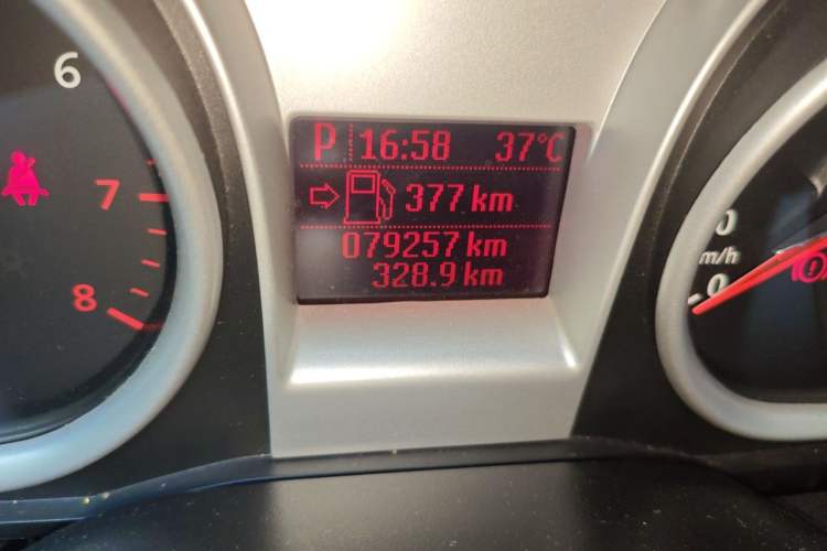 Used Ford Focus 2013 Hatchback Classic 1.8L Automatic Base Model Odometer Close Up