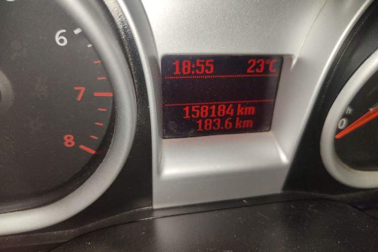 Used Ford Focus 2013 Hatchback Classic 1.8L Manual Base Model Odometer Close Up