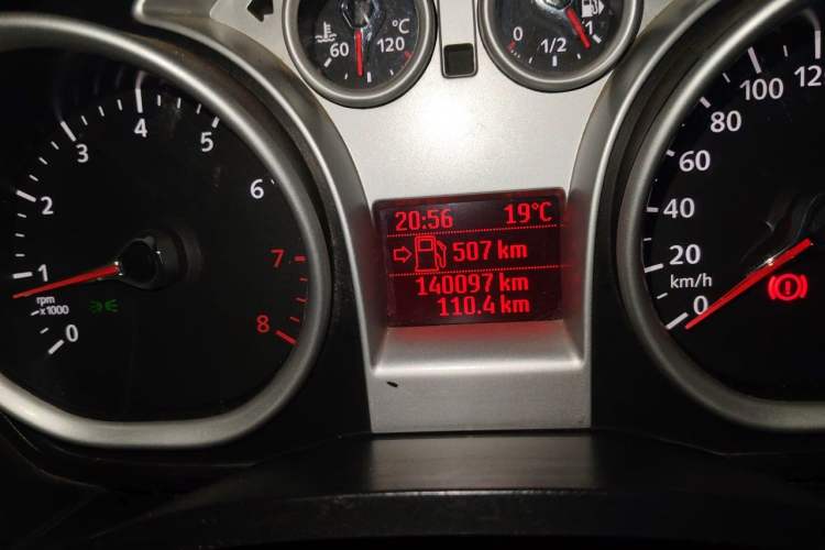 Used Ford Focus 2013 Hatchback Classic 1.8L Manual Base Model Odometer Close Up