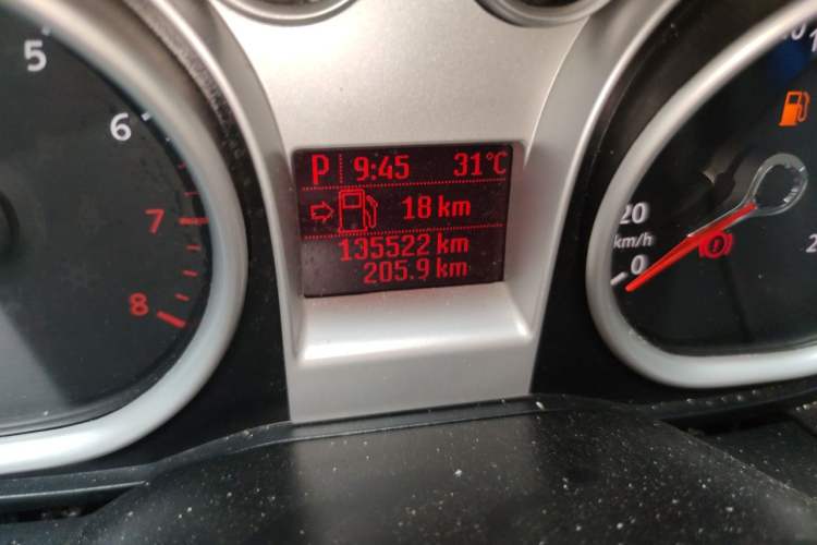 Used Ford Focus 2014 Hatchback Classic 1.8L Automatic Cool White Collector's Edition Odometer Close Up