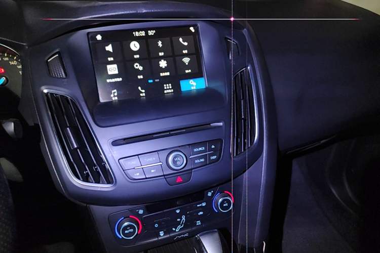 Used Ford Focus 2015 Sedan EcoBoost 180 Automatic Elite Model Audio And AC Panel