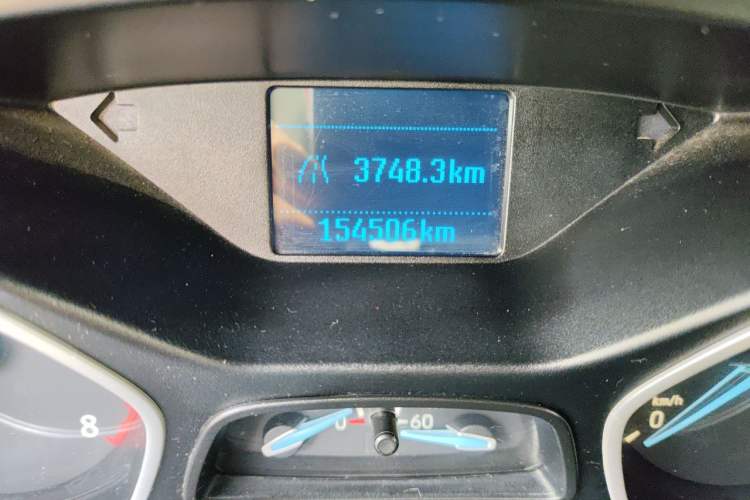 Used Ford Focus 2015 Sedan 1.6L Manual Comfort Model Odometer Close Up