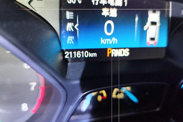 Used Ford Focus 2015 Sedan EcoBoost 180 Automatic Elite Model Odometer Close Up
