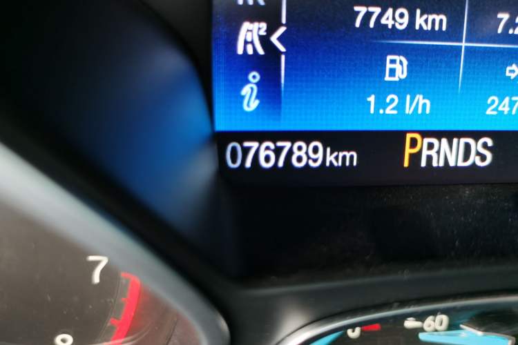 Used Ford Focus 2015 Hatchback EcoBoost 180 Automatic Elite Model Odometer Close Up