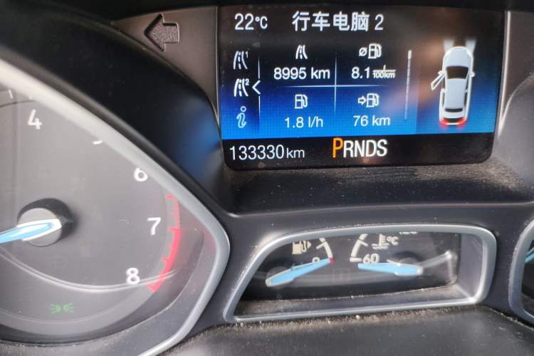 Used Ford Focus 2015 Hatchback EcoBoost 180 Automatic Elite Model Odometer Close Up