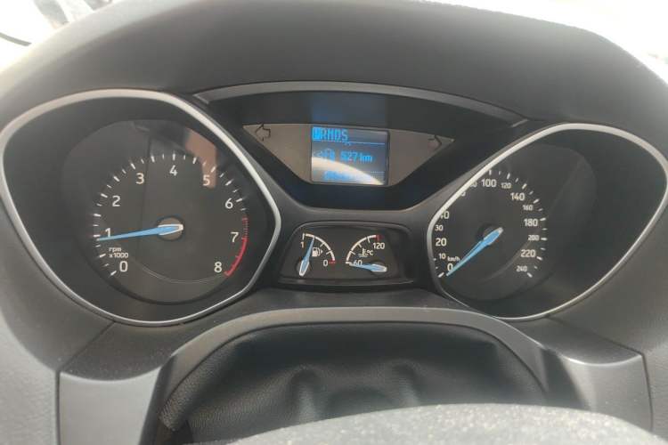 Used Ford Focus 2015 Sedan 1.6L Automatic Trend Model Odometer Close Up