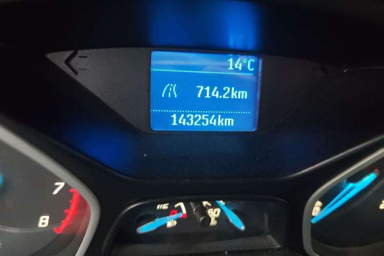 Used Ford Focus 2015 Hatchback 1.6L Manual Fashion Edition Odometer Close Up