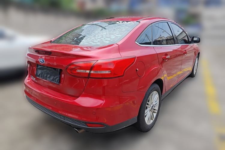 Used Ford Focus 2015 Sedan EcoBoost 180 Automatic Flagship Model Rear Right 45 Deg