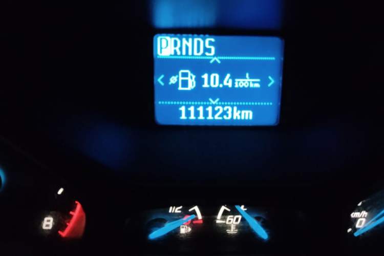 Used Ford Focus 2015 Sedan 1.6L Automatic Trend Model Odometer Close Up
