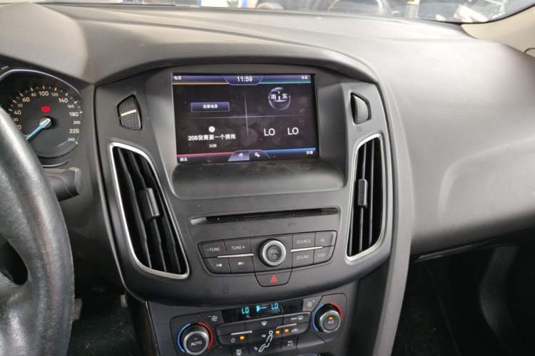Used Ford Focus 2015 Sedan EcoBoost 180 Automatic Elite Model Audio And AC Panel