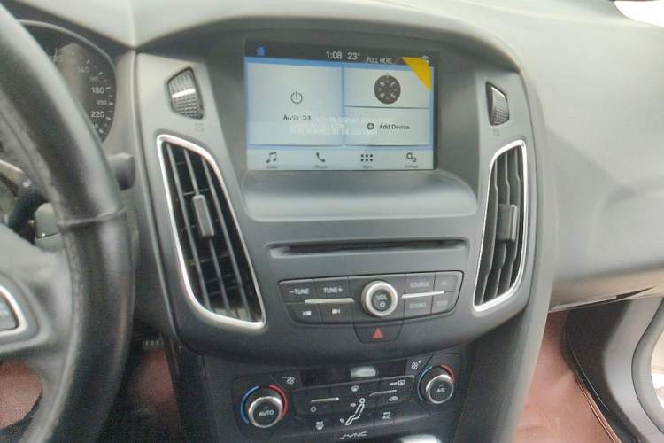 Used Ford Focus 2015 Sedan EcoBoost 180 Automatic Elite Model Audio And AC Panel
