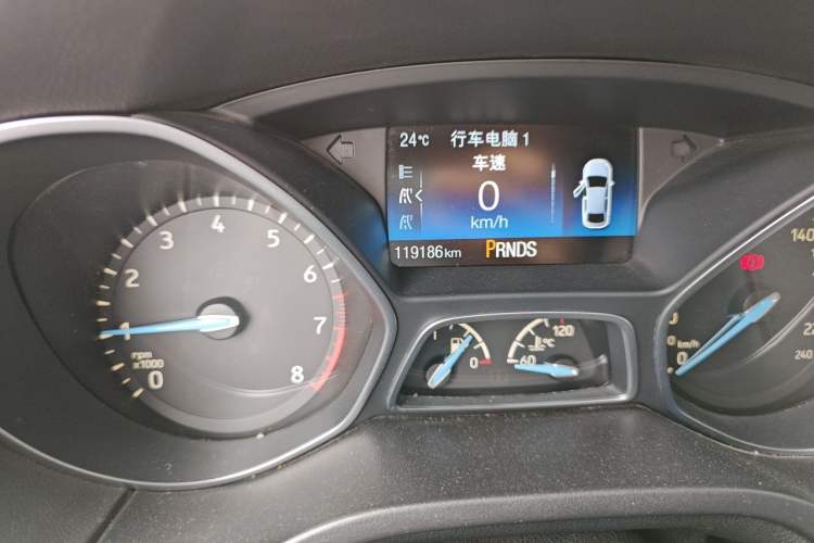 Used Ford Focus 2015 Hatchback EcoBoost 180 Automatic Elite Model Odometer Close Up